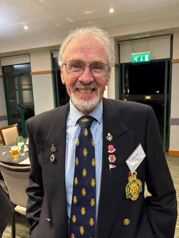 Guest speaker Patrick Mathe of the Royal British Legion